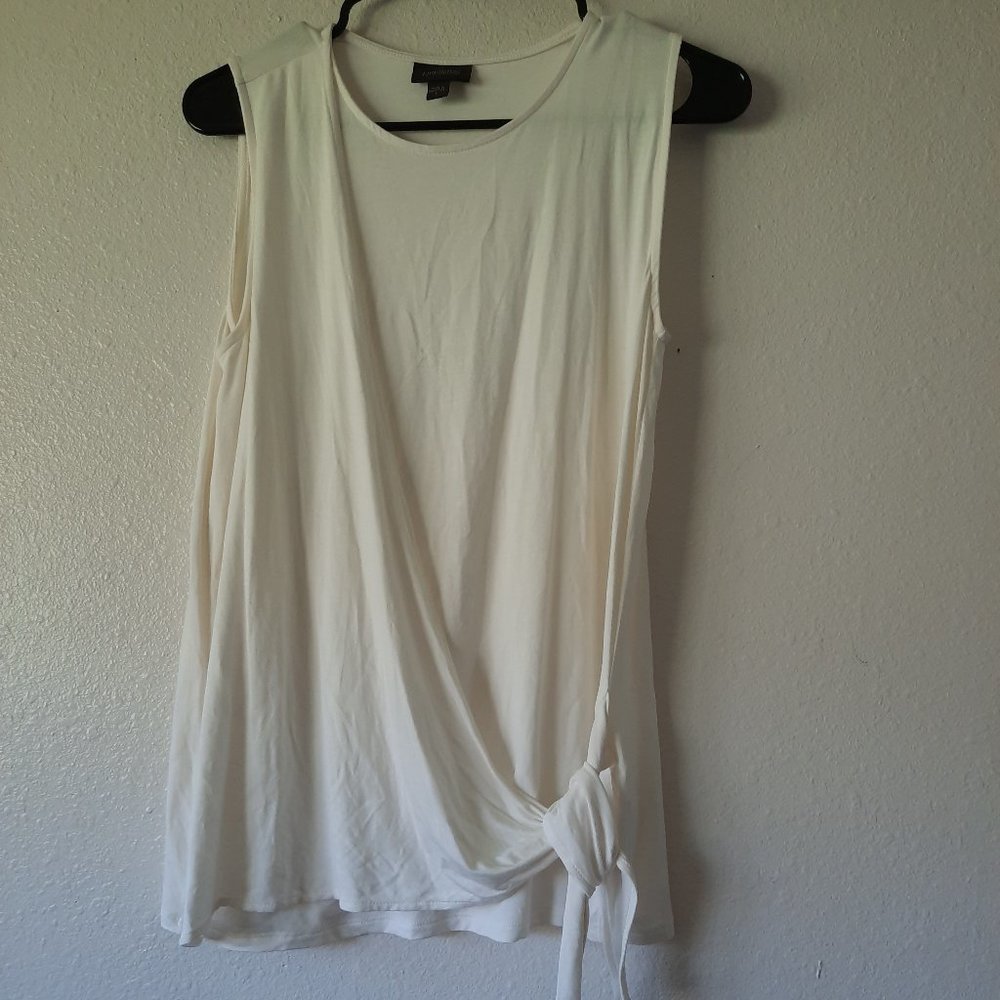 JJill Wearever Collection Sleeveless Tie Front Top